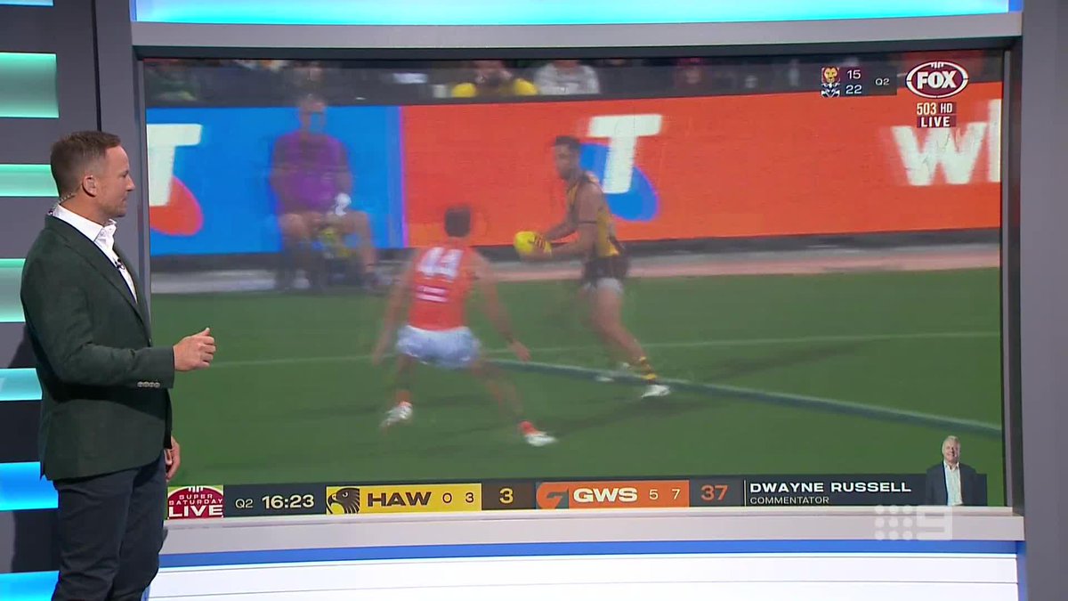 "I don't think it's a big statement to say Lloyd Meek is now the number one ruckman in the competition." Browny shows why the Hawks ruck is the game's best right now. #9AFLSFS | Nine & 9Now 🖥️