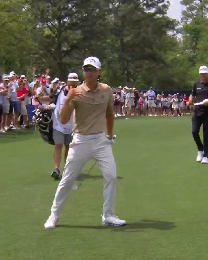 He cooked 👨‍🍳 Highlights from solo leader @MinWoo27Lee’s 7-under round Texas Children’s Houston Open.