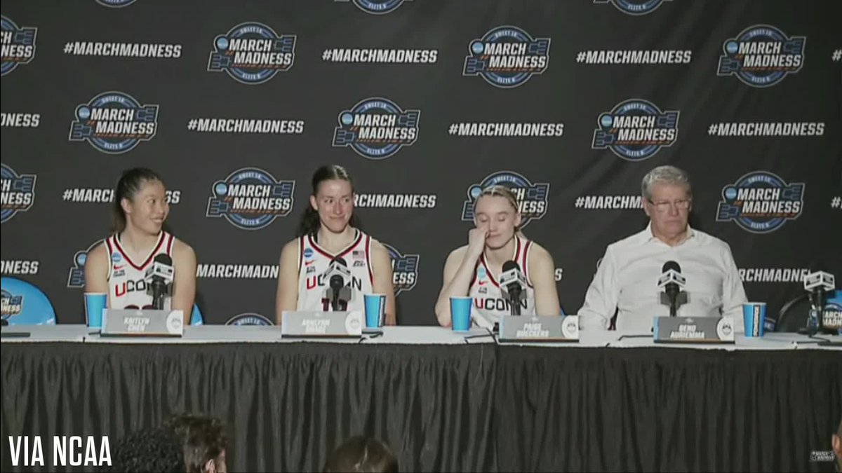 "Honestly, we just wanted to keep our season going as long as possible. We all love playing together, we love playing here. We just love this program and everything it means, so we wanted to keep going as long as possible." - Paige Bueckers