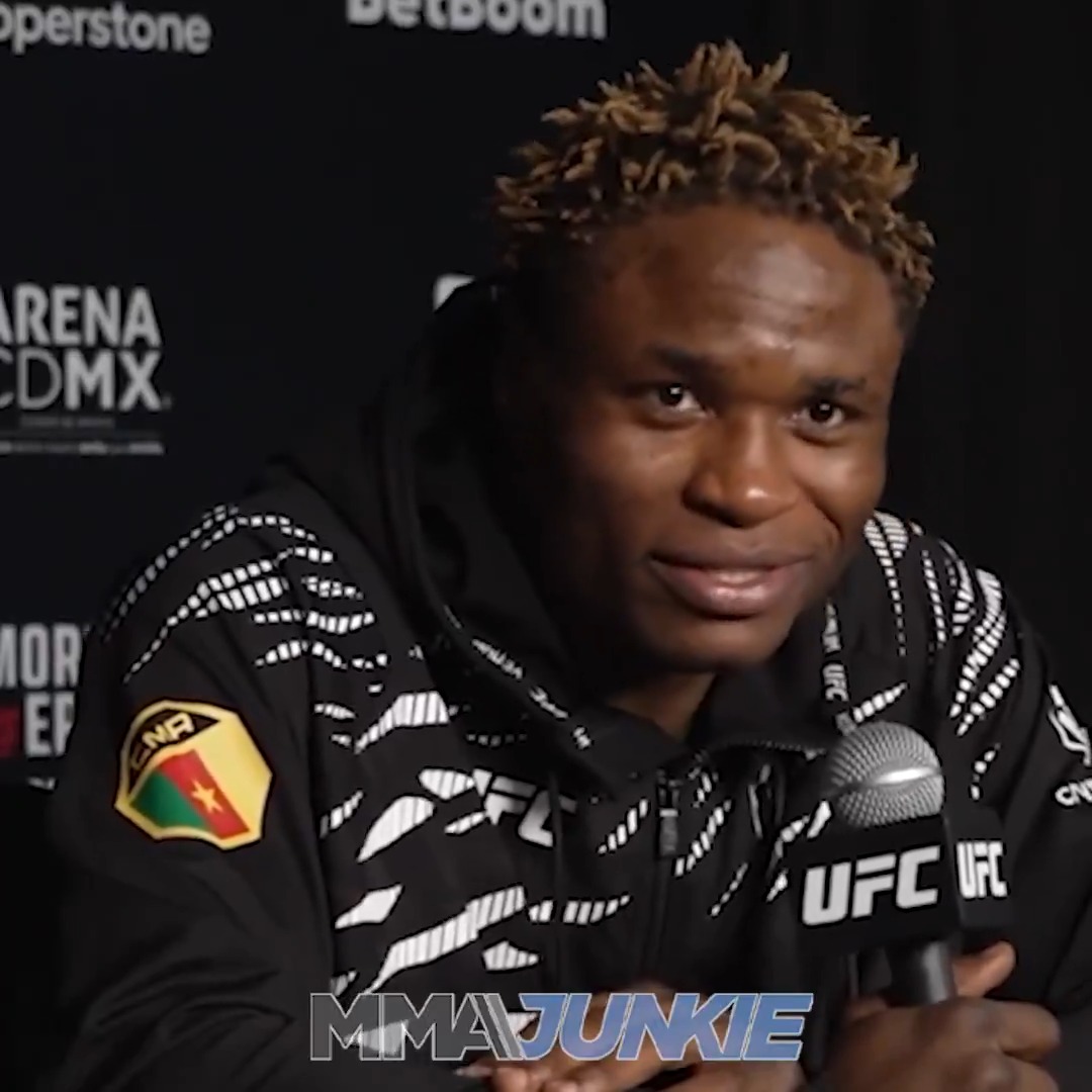 22-year-old Ateba Gautier tells matchmakers to keep him busy after his #UFCMexico debut win. "I'm still young and I have nothing else to do."