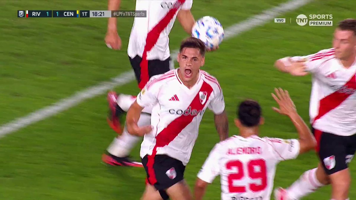🎥 Centro de Acuña y cabezazo del Chino Martínez Quarta para el empate Millonario 💥💪