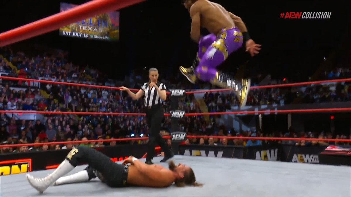 Kevin Knight is awesome, that was pretty much his tryout match on AEW TV.