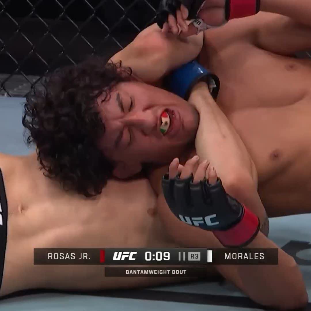 What a warrior! Raul Rosas Jr. throws a thumbs up to end the fight! #UFCMexico