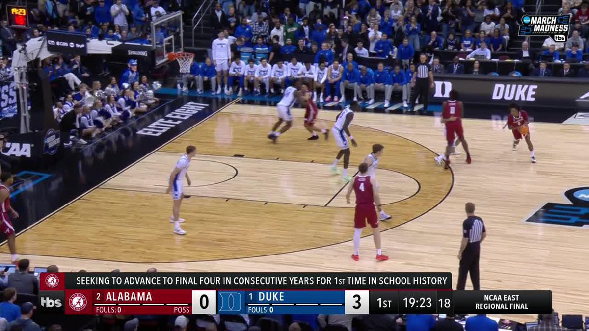 Coop already at it 😈 #MarchMadness Duke Men’s Basketball