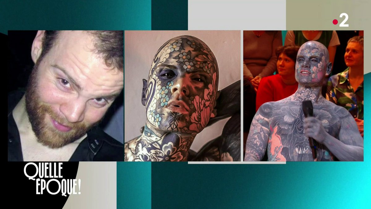 😱 "Je ne prend aucun plaisir à me faire tatouer (...) mais ce qui est plaisant c'est l'évolution" Il est sans doute le prof le plus tatoué du monde, FreakyHoody nous explique sa démarche ! #QuelleEpoque France tv Léa Salamé