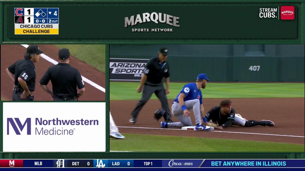 PCAが好返球💥 完璧なストライク送球で今永昇太を援護! 🎥Marquee Sports Network #今永昇太