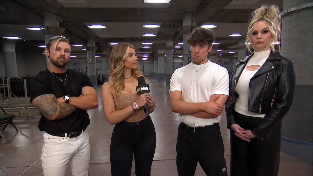 The Cru gives Nick Wayne and Kip Sabian something to think about! Watch #AEWCollision LIVE on TNT & Max @TheNickWayne | Kip Sabian 🏴☠️ | Shayna Wayne | @IAmLioRush | Action Andretti