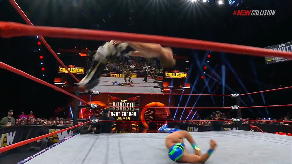 BACK and FORTH they go! Watch #AEWCollision LIVE on TNT + Max Hologram | Blake Christian ブレイク・クリスチャン