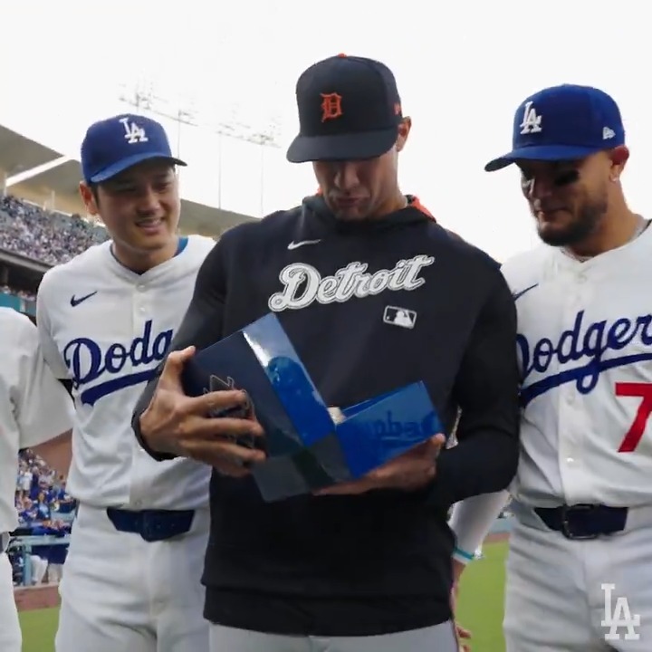 Jack Flaherty recibió el día de hoy el anillo del campeonato de la Serie Mundial 2024.