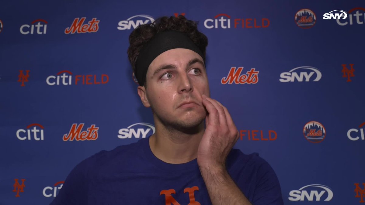 "Felt really good. My heart was definitely racing" Max Kranick talks about making his Mets debut with the bases loaded in the 8th inning: