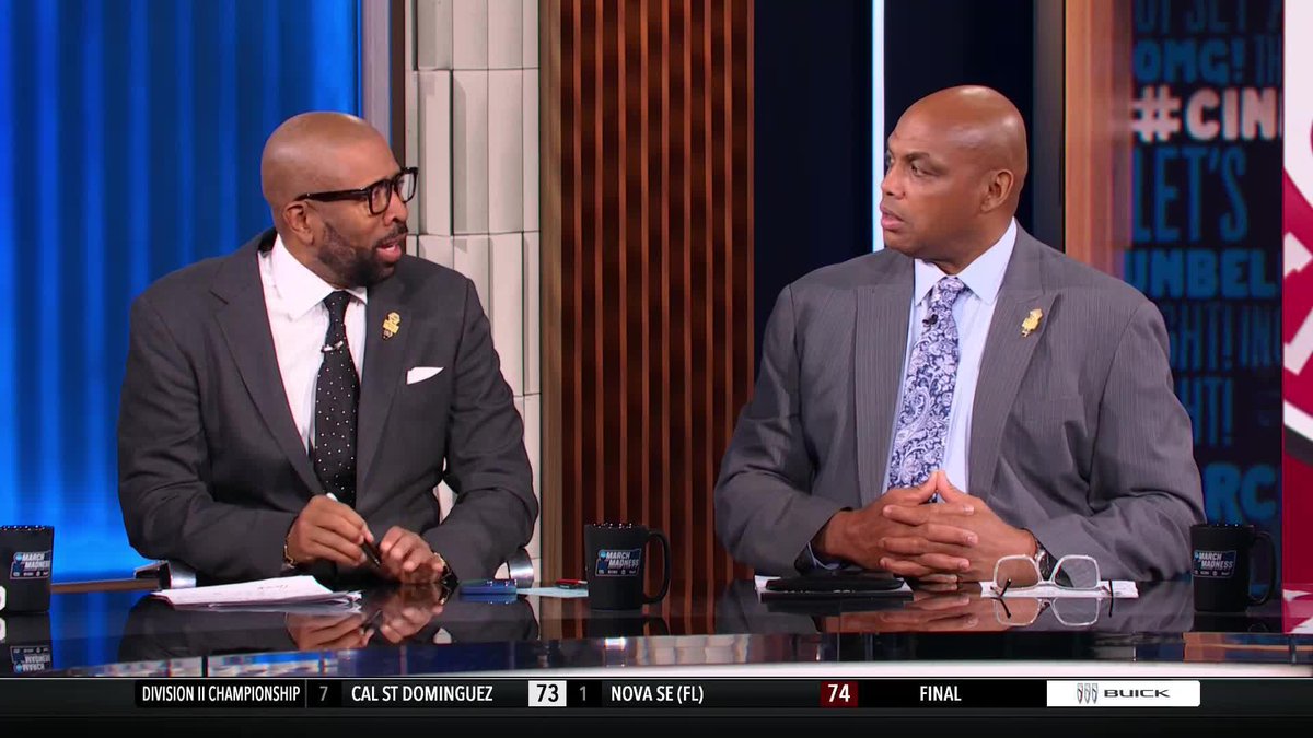 "I'm so proud of Alabama and Auburn... I never in my wildest dream thought Alabama (in 2024) and Auburn (in 2019) would make it to the Final Four." -- Charles Barkley on basketball in his home state