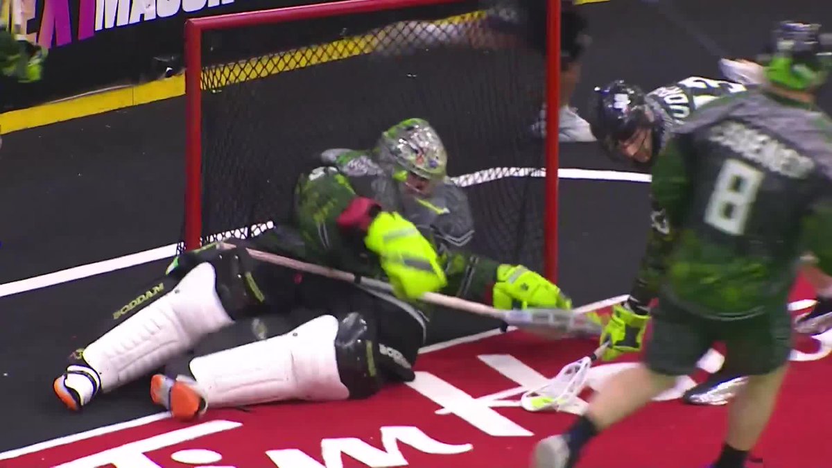 Frank Scigliano just submitted his entry for Save of the Year 😱 (via NLL)