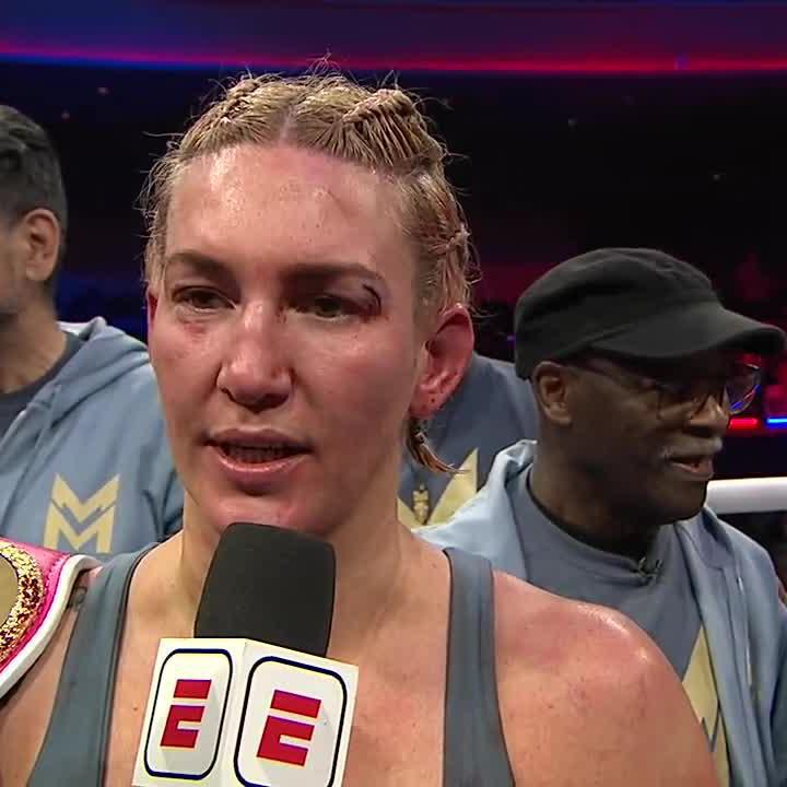 .Mikaela Mayer wants UNDISPUTED next 👀