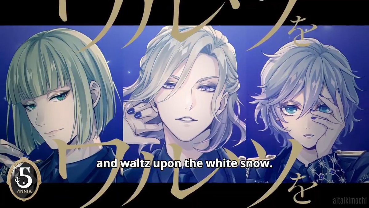 Twisted Wonderland Pomefiore's full song "La volonté" with English subs by me! The song sounds so good-- Vil, Rook, and Epel's voice actors sing so well together 👑
