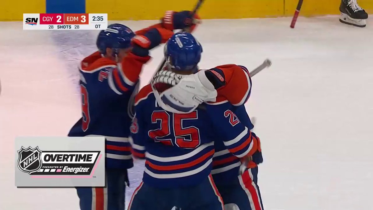 LEOOOOON IN OVERTIME!! 😱 Draisaitl's 51st goal of the season is the Energizer overtime winner!