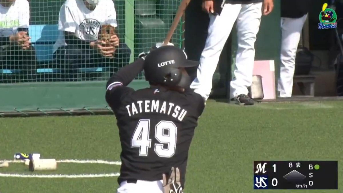 ドラ6 立松由宇 （タテマツ ユウ） 公式戦初安打 “野球一本”「DAZN BASEBALL」 月々2,300円 （年間プラン・月々払い） 初月無料！4/14まで 登録はこちら⏬ ⚾プロ野球 ファーム(2025/3/30) 🆚ヤクルト×ロッテ 📱Live on DAZN #オレをみろ #イージースポーツ #chibalotte