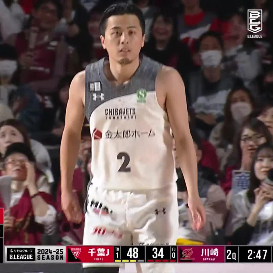 富樫が富樫しています🚨 Yuki Togashi 富樫勇樹 千葉ジェッツふなばし 🛫PAINT IT JETS✨ #Bリーグ #りそなグループ