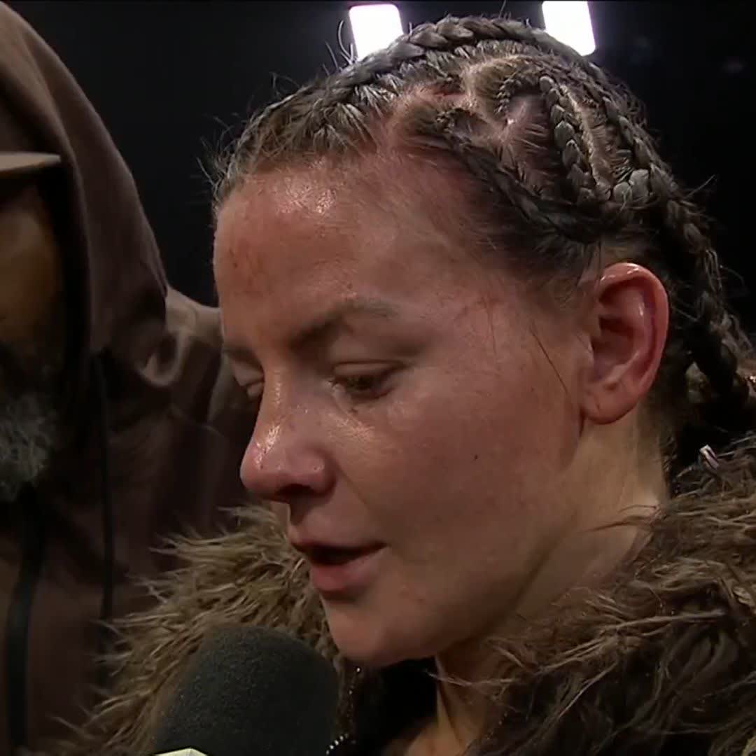 Sandy Ryan on her second defeat to Mikaela Mayer 🗣️ #MayerRyan2