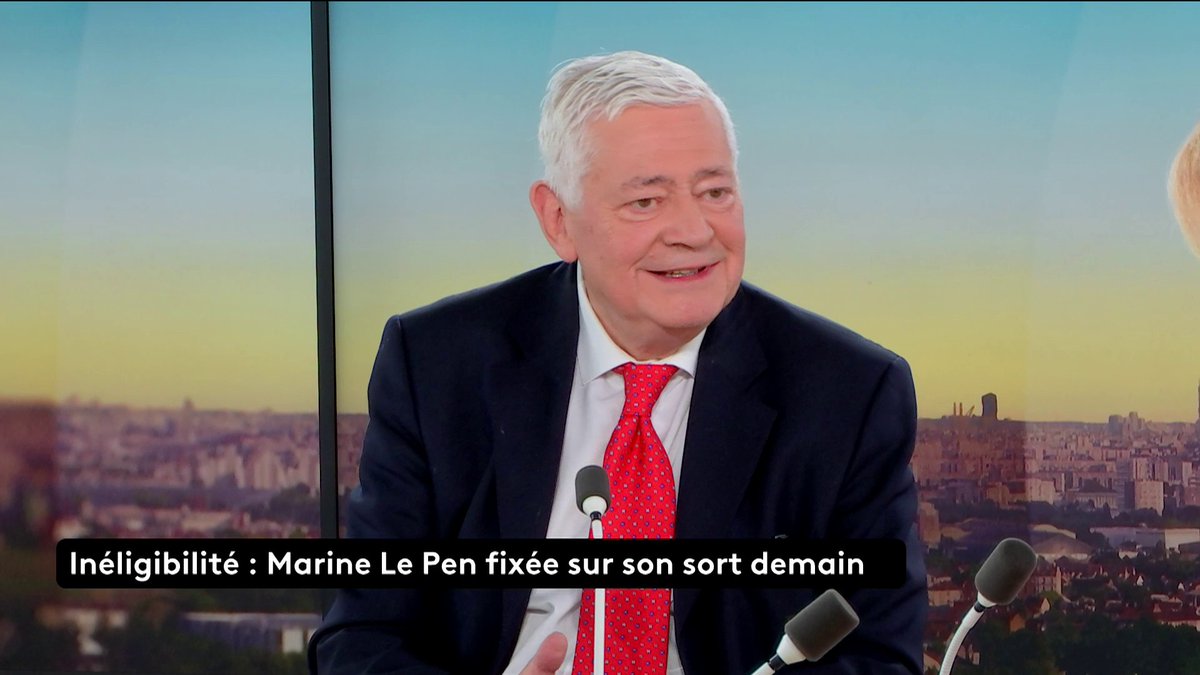 ⚡️ 🗣 "C'est une décision politique d'une extrême gravité, c'est une violation du principe de la séparation des pouvoirs" déclare Bruno Gollnisch concernant la peine d'inéligibilité que risque la chef de file du RN dans le cadre du procès des assistants parlementaires du FN.