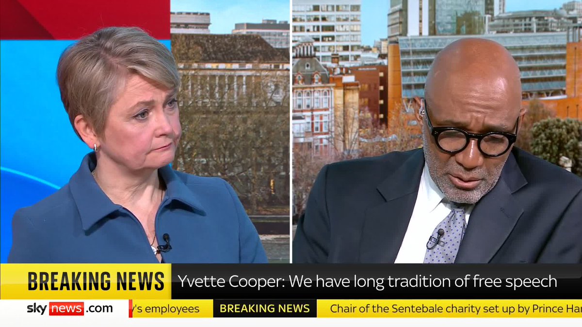 "Have we had any success in getting the Americans to exempt us from tariffs?" - Trevor Phillips "We want to see reductions in barriers to trade, not increases." - Yvette Cooper
