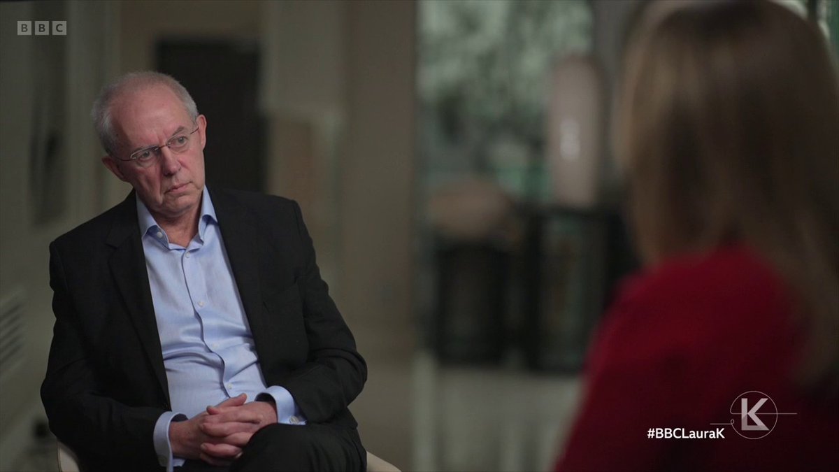 "Do you forgive John Smyth?" #BBCLauraK asks former Archbishop of Canterbury Justin Welby about the serial abuser that lead to his resignation "Yes, I think if he was alive... but it's not me he has abused" says Welby