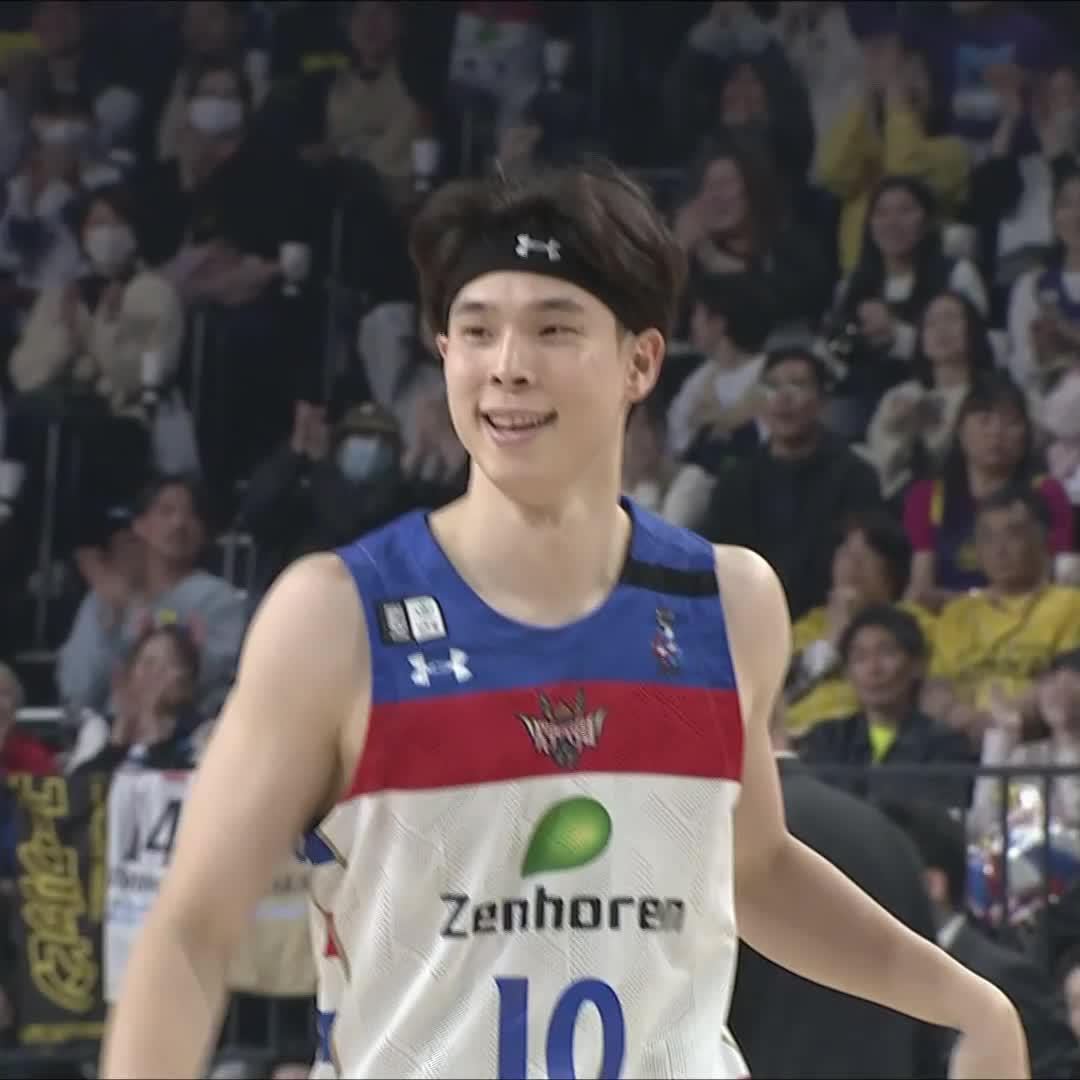うちなーんちゅ大興奮のおしゃパス🌈🥀 荒川 颯 琉球ゴールデンキングス公式 #Bリーグ #りそなグループ