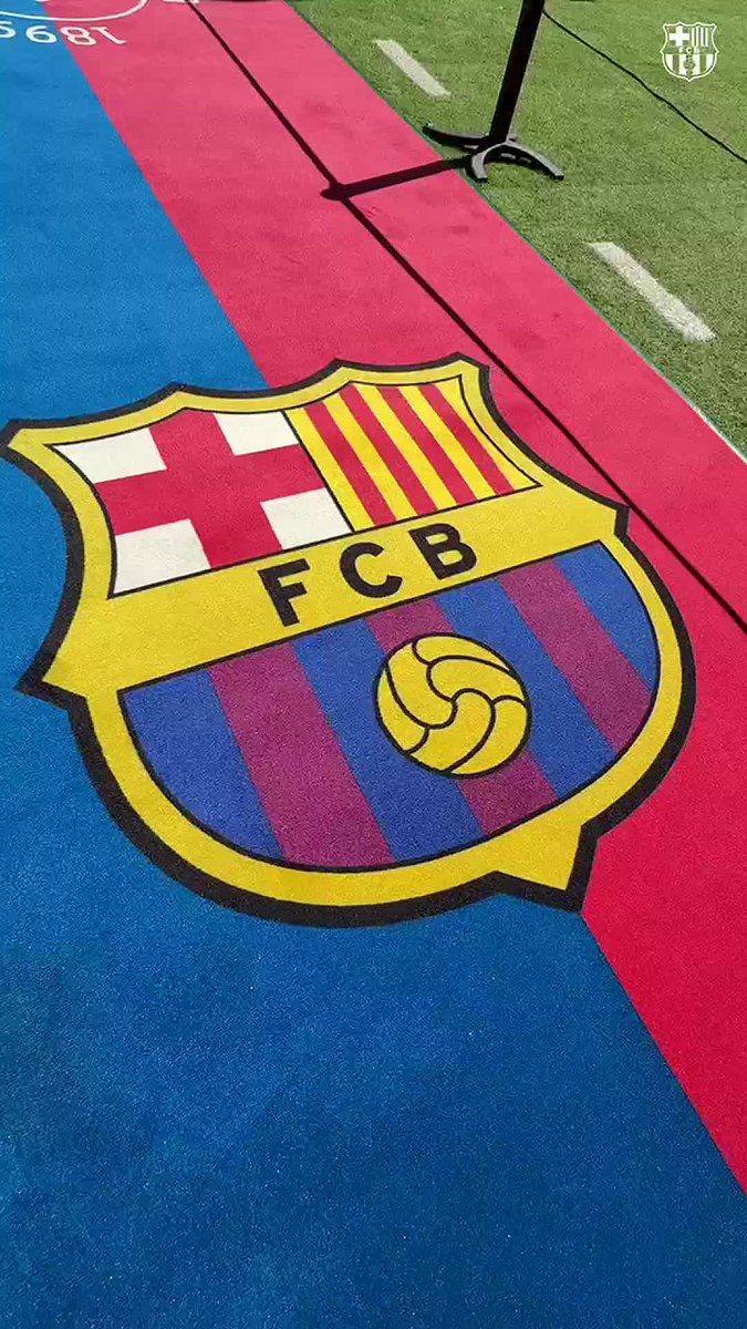 🏟️ ملعب برشلونة الأولمبي على أتم استعداد لديربي كاتالونيا ⌛#BarçaGirona