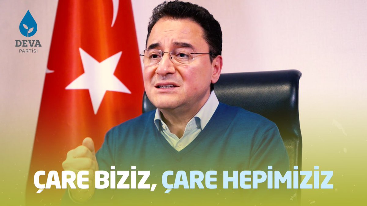 Ali Babacan’dan DEVA teşkilatına: "Çare biziz, çare hepimiziz.”