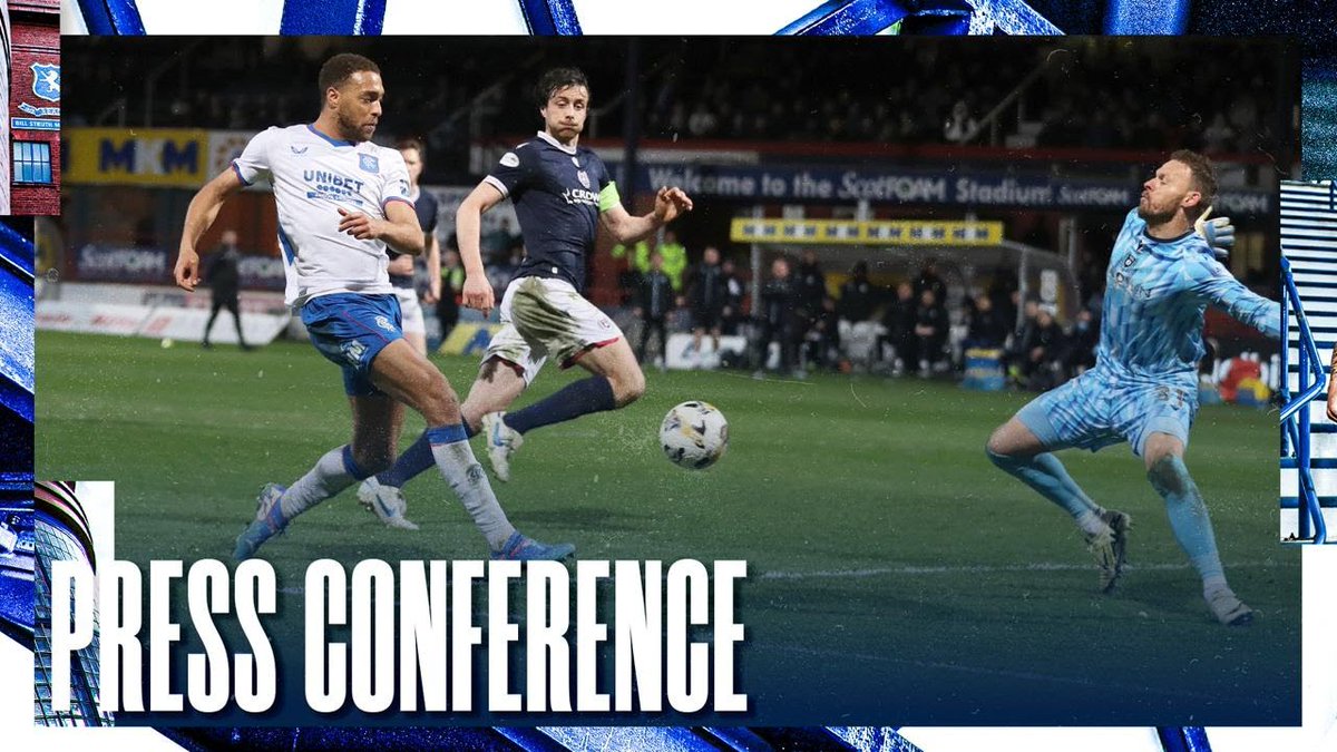 🎙️ Cyriel Dessers spoke to the media after Saturday's victory against Dundee.