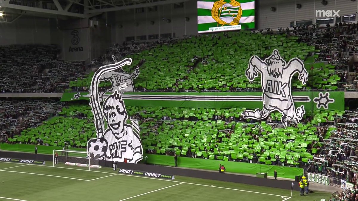 Inramningen med premiärtifo på 3Arena! 📲 Se Hammarby IF - IFK Göteborg på Kanal 5 och Max.