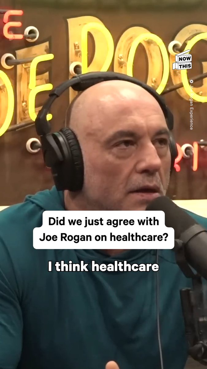 Has hell frozen over? ’Cause yeah, Joe Rogan says we should have socialized health care.