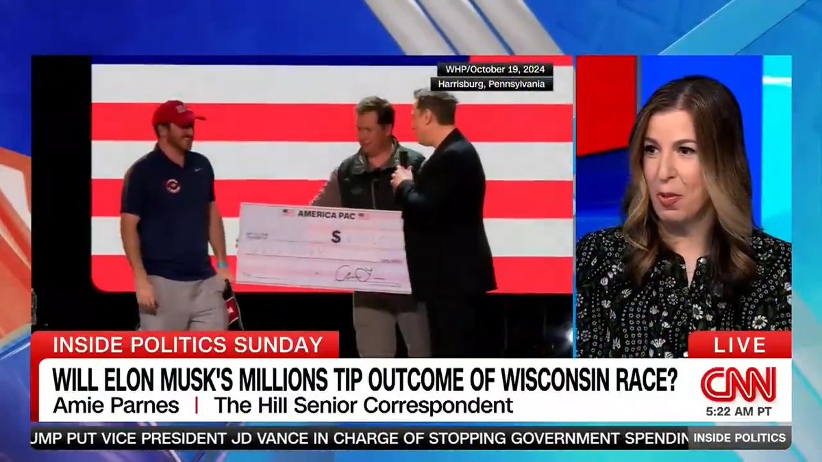 NEW: Will Elon Musk's millions tip the Wisconsin Supreme Court race? PLUS: Why are Republicans worried about a Florida House race in a ruby red district? David Weigel, Amie Parnes and Dasha Burns look ahead to Tuesday's elections with Manu Raju. #InsidePolitics