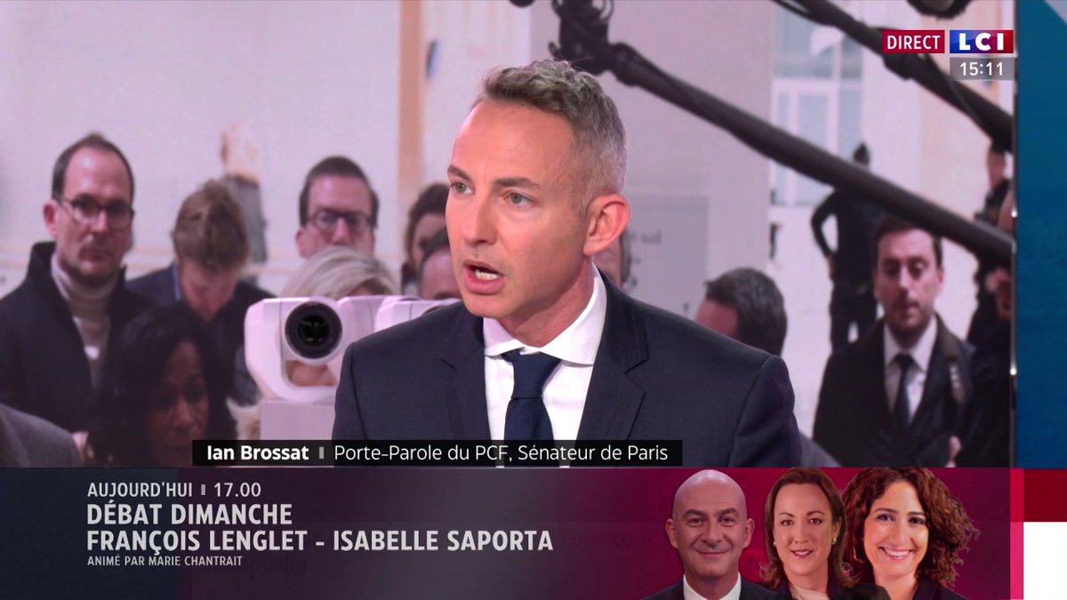 Marine Le Pen inéligible ? "Ce n'est pas parce que vous avez fait 20 % ou 30 % aux élections que ça vous met au-dessus des lois" déclare Ian Brossat
