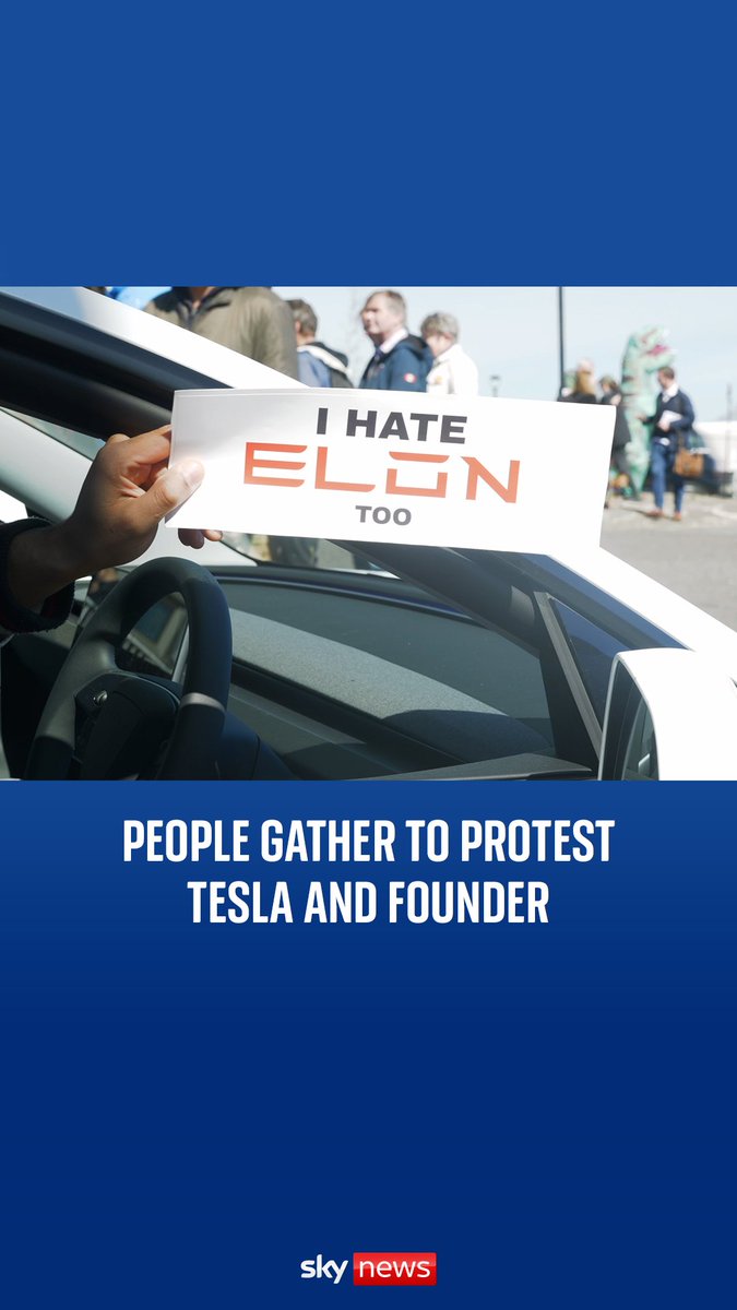 Rallies against Elon Musk were held at Tesla showrooms in the US and around the world. The 'Tesla takedown' movement accuses Musk of using his fortune to 'destroy democracy' and calls on the public to boycott the car brand.