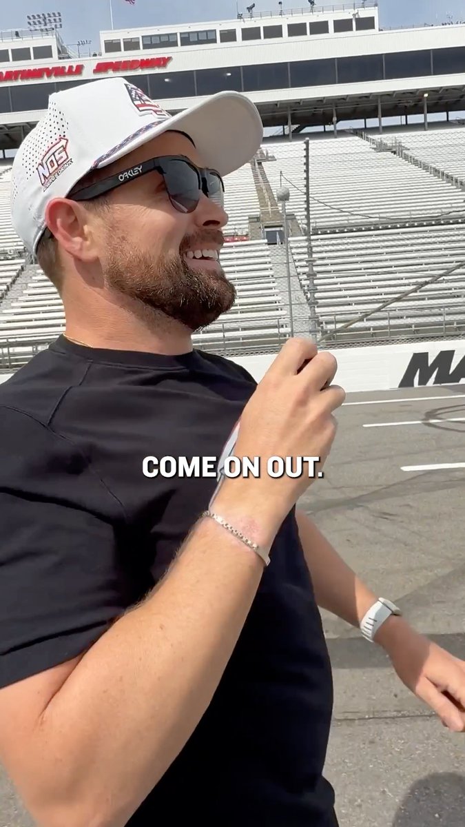 His start in NASCAR. His love for golf. The story behind his son's name. We learned a lot about Ricky Stenhouse Jr. on our run around Martinsville Speedway.