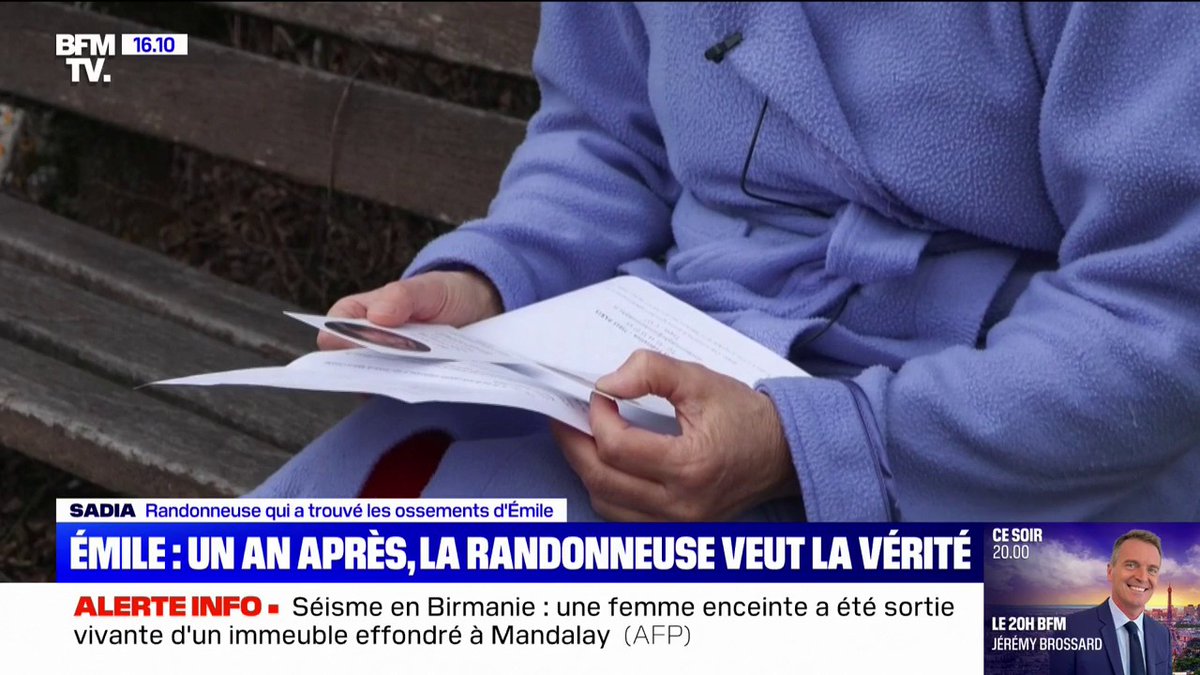 "J'attends la vérité": un an après avoir retrouvé les ossements du petit Émile, la randonneuse s'exprime