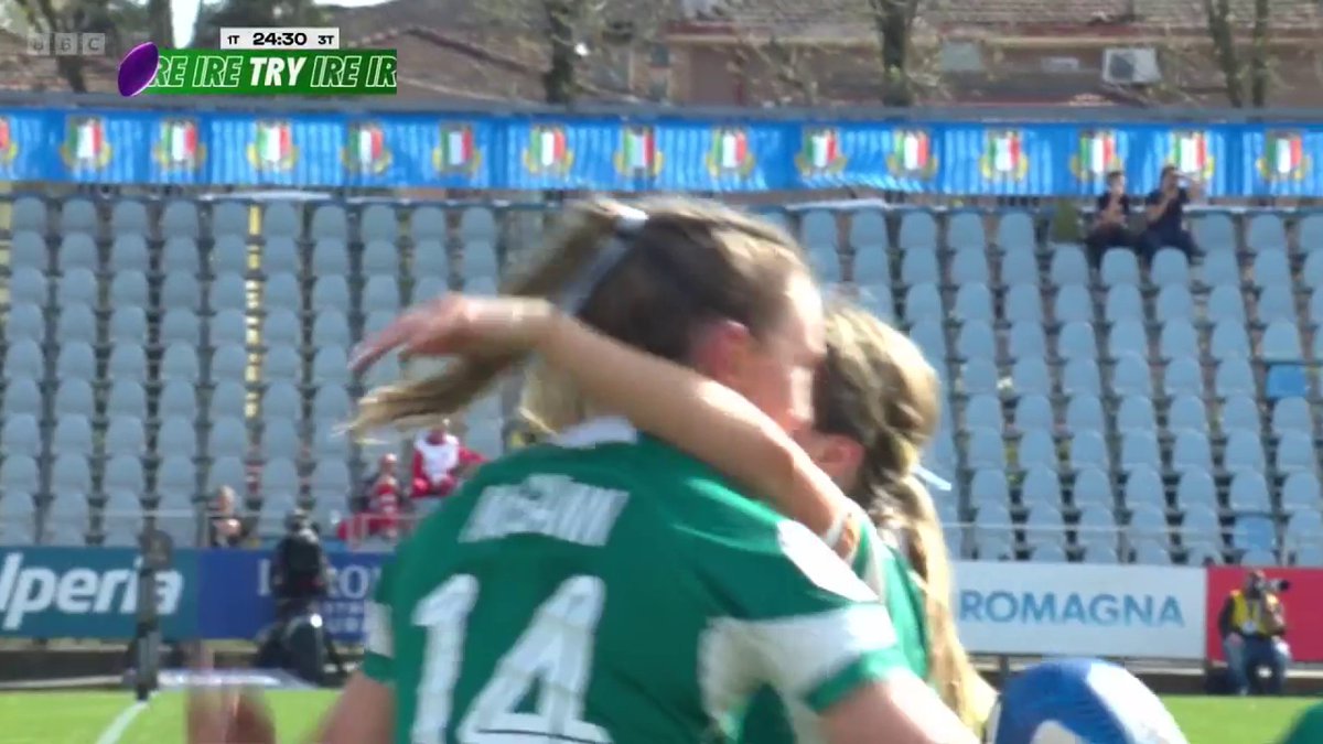 Ireland are dominating Italy 👊 They've scored their fourth try in the first half 🔥 #GuinnessW6N