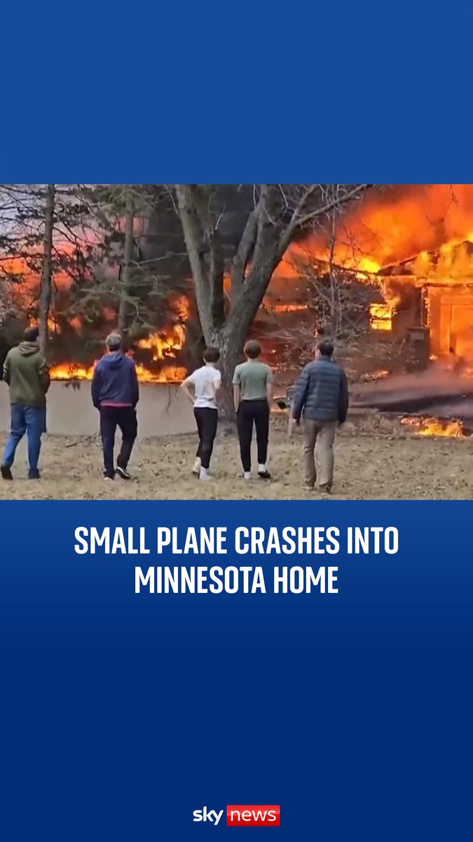 Small plane crashes into Minnesota home. The aircraft was travelling from Iowa to Minnesota when it hit a property in the Brooklyn Park area of the city.