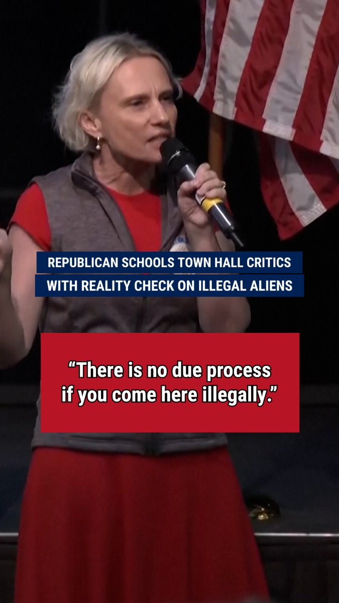 "You violated the law, period." Rep. Victoria Spartz shuts down boos at town hall, dismantles liberal talking point about illegal immigrants in front of contentious, packed crowd.