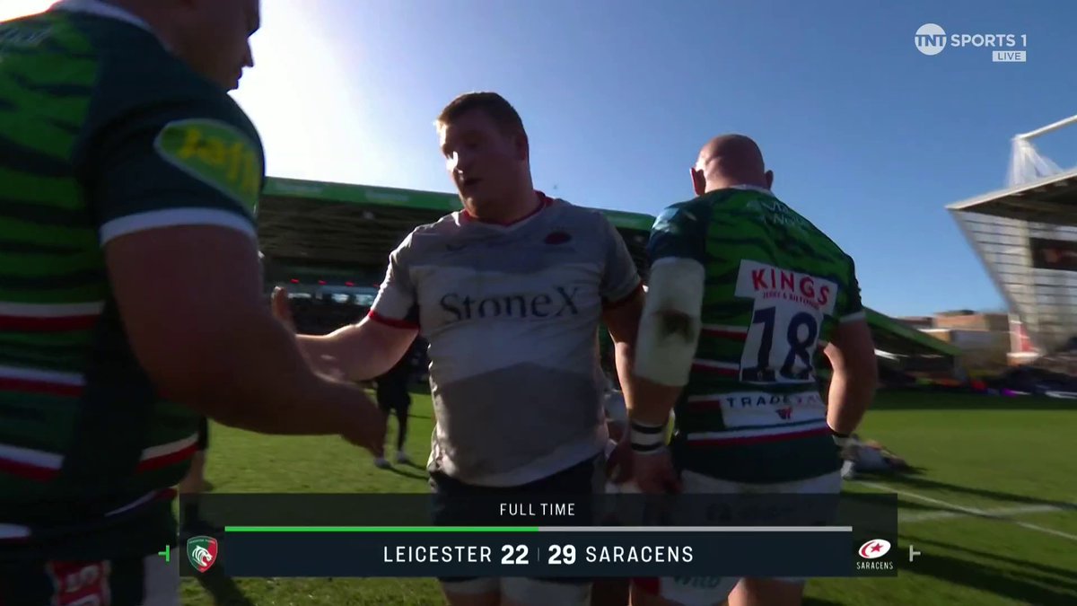 Saracens hold out for a huge win away from home 💪 Both teams played their part in a physical encounter at Mattioli Woods Welford Road 🤝 #GallagherPrem | #LEIvSAR