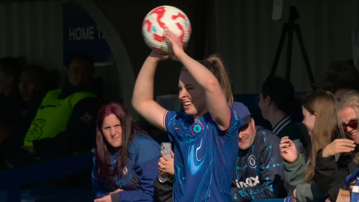 Hamano hammers home 🔨🏠 Stunning technique from Chelsea FC Women's Maika Hamano ✨ #BarclaysWSL