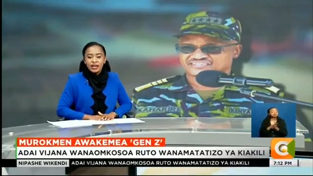 Murokmen Awakemea 'Gen Z' Adai vijana wanaomkosoa Ruto wana matatizo ya kiakili Murkomen adai vijana wengi mitandaoni hawana maadili Waziri amesema vijana hao wameharibiwa na mihadarati #CitizenNipasheWikendi Mashirima Kapombe