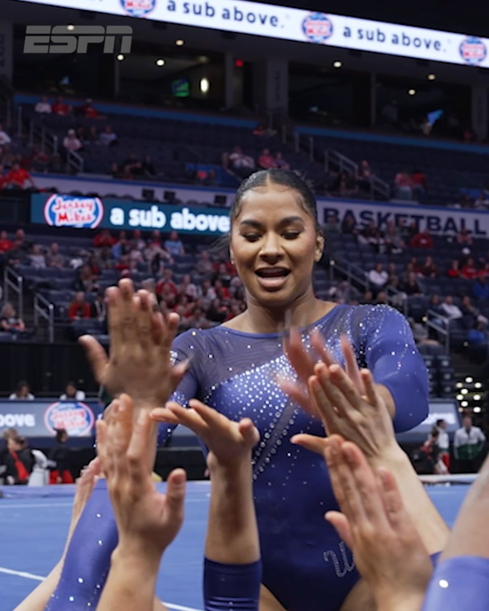 Jordan Chiles is featured in Game On: Journey to the NCAA Championship, which is available to stream now on ESPN+. The show will premiere on ESPN2 on April 2 at 11am PT. #GoBruins