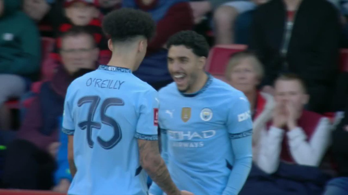 OMAR MARMOUSH PUTS MAN CITY UP IN THE FA CUP QUARTERS 🔥