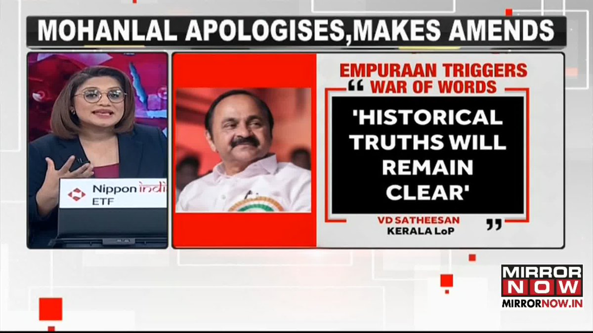 #Empuraan After Chhava #Godhra reference riles up #RSS #Mohanlal expresses ‘regret’ for political, social themes in L2; confirms cuts to film Cinema a convenient target? Go #BeyondTheHeadline with Sneha Koshy