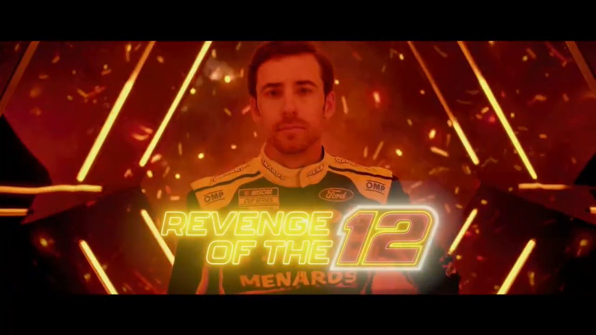 🎥🍿🏁 "Revenge of the 12" - Coming to a racetrack near you! Ryan Ryan Blaney hopes to turn around his run of bad luck today at Martinsville. #RaceDay