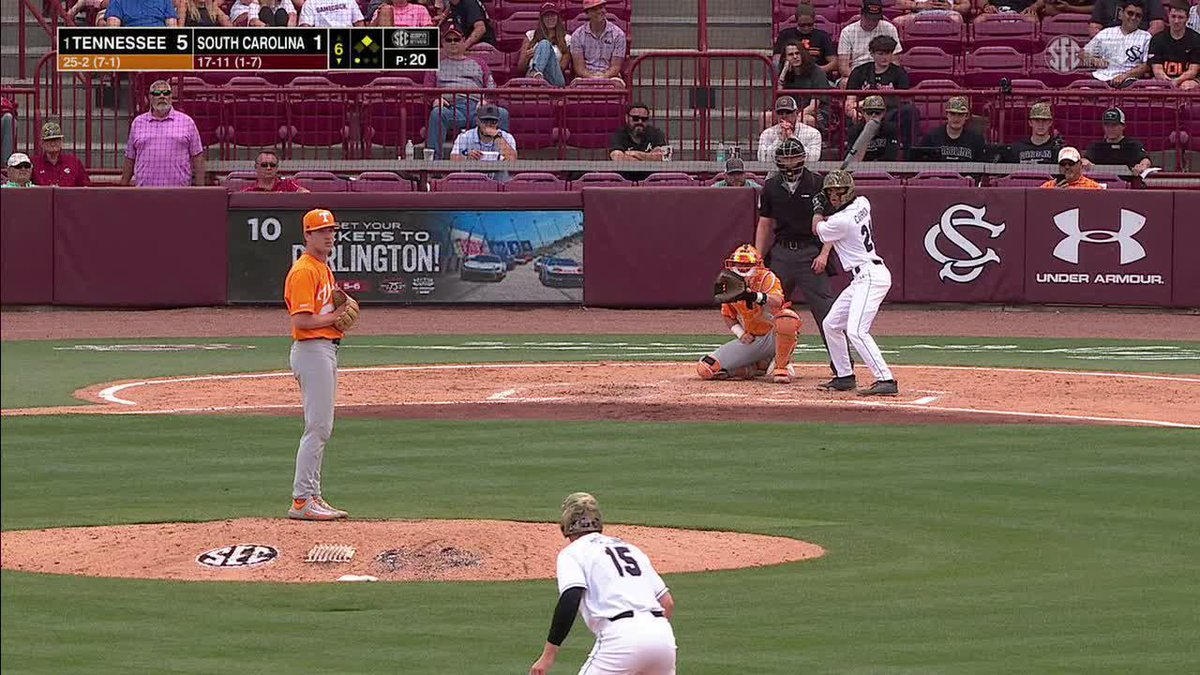 As close as it gets but upheld after review! What a play by Dean! 📺 (SECN+) #GBO // #BeatSC