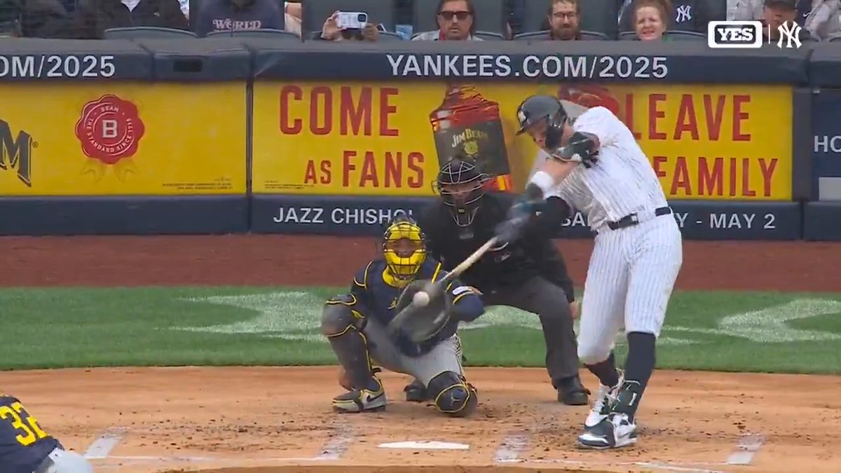 What a glorious sound 🥰 Aaron Judge continues to mash!
