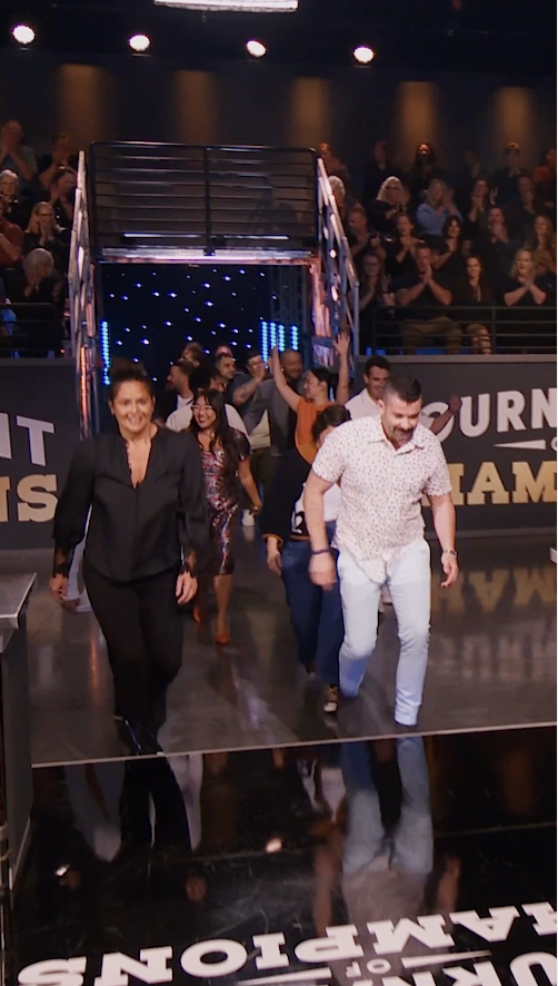 Tonight, the victorious Super 16 return to the #TournamentOfChampions arena, and Mayor Guy Fieri kicks off the second round of competition with four must-see matchups. Tune in at 8|7c! @guyfieri's #TournamentOfChampions > Tonight @ 8|7c