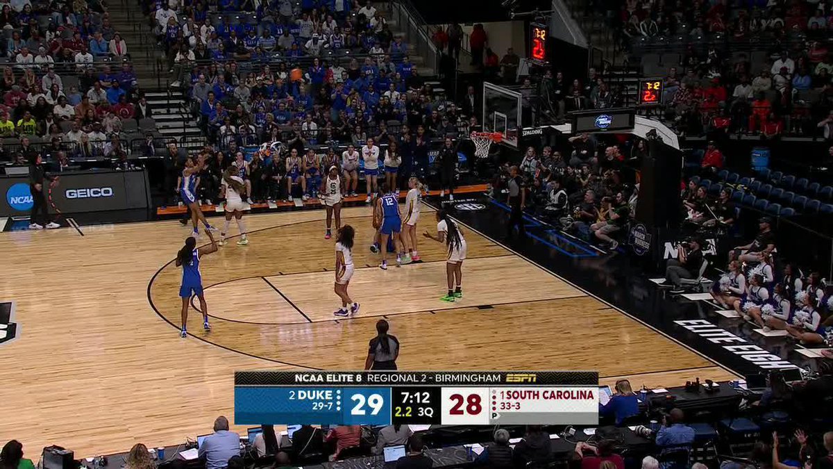 DUKE TAKES THE LEAD ON SOUTH CAROLINA 👀 📺: ABC